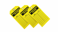 Long Lasting Durable Plastic Safety Tag With Custom Logo