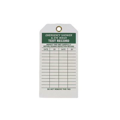Plastic Safety Lockout Tags with Danger Header for Electrical Department