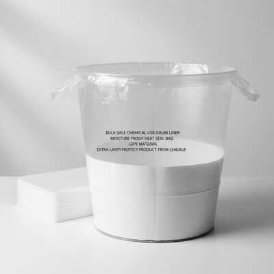 Bulk Sale Chemical Use Drum Liner Moisture Proof Heat Seal Bag LDPE Material Extra Layer Protect Product From Leakage