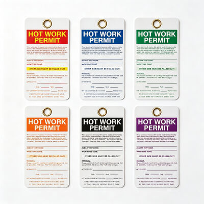 Tear Resistant Safety Lockout Tag with Customizable Size 146×76mm for Harsh Environments