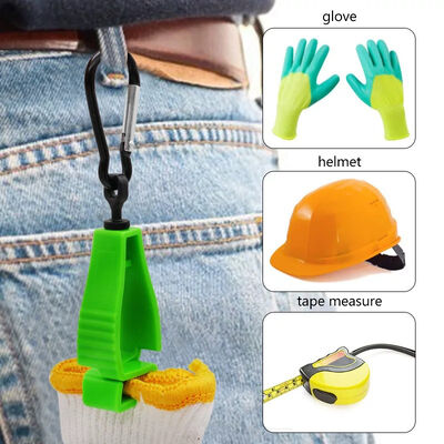 Custom Glove Clip Safety Holder with Carabiner for Work Contruction Outdoor