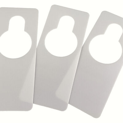Custom Die-Cut Hole Waterproof PVC Hang Tags, Blank PVC Brand Tags