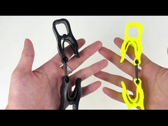 Sécurité des ouvriers de la construction Clips de gants en plastique sans frais Ceintures d'outils bleues