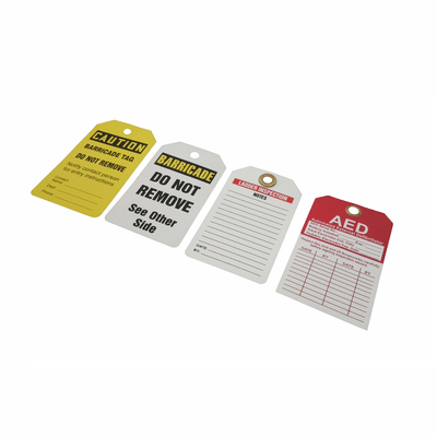 Étiquettes de sécurité en plastique de haute qualité personnalisées avec logo et design