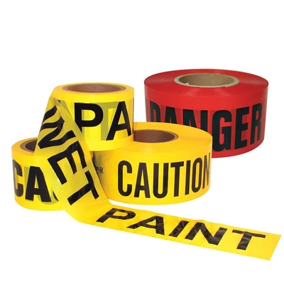 Tape de protection contre les dangers en plastique Tape de protection contre les dangers en PE
