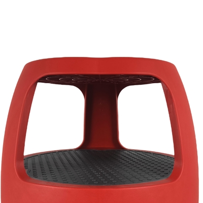 Tabouret en plastique d'une capacité de 500 lb, largeur 37,5 cm avec marches antidérapantes