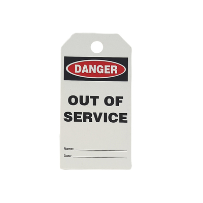 Industry Equipment Locked Out Pvc Safety Lockout Tag Warning Tags