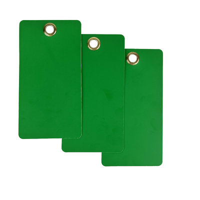 Étiquette vierge en PVC imprimée sur mesure  Étiquette en plastique de consignation durable et étanche