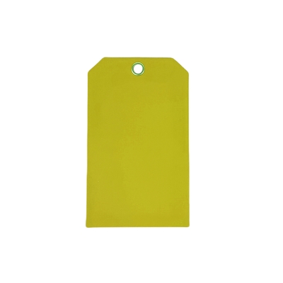 Étiquette en PVC vierge sur mesure étiquette en plastique durable imperméable à l'eau multicolore