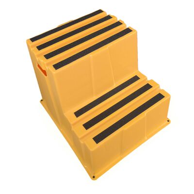 Tabouret à étapes empilés durables avec une capacité de charge de 500 lb, matériau HDPE écologique et conception antidérapante