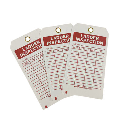 Étiquette de sécurité en PVC en vinyle personnalisée étanche à l'eau résistant aux déchirures résistant aux UV réponse rapide pour les produits de sécurité