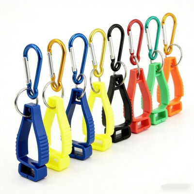 Détecteur de gants personnalisé en gros Colorier Portable Sécurité Gants en plastique Clips Promotionnels & Business Gifts