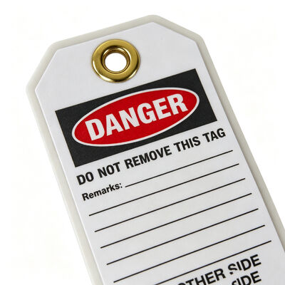 Étiquettes d'inspection laminées résistantes aux déchirures – Étiquettes Loto, étiquette de verrouillage, étiquette de danger pour les environnements difficiles