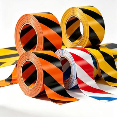 Ruban d'avertissement en PVC unilatéral imperméable de couleur personnalisée par le fabricant