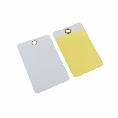 Étiquette de sécurité en PVC étanche sur mesure avec impression numérique et conception transparente pour la sécurité industrielle