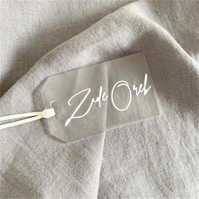 Custom Printed Logo Plastic Safety Tag Custom Travel Luggage Identifier Personalized Bag Tag with Name Contact Info and Allergy Alerts for Secure Travel